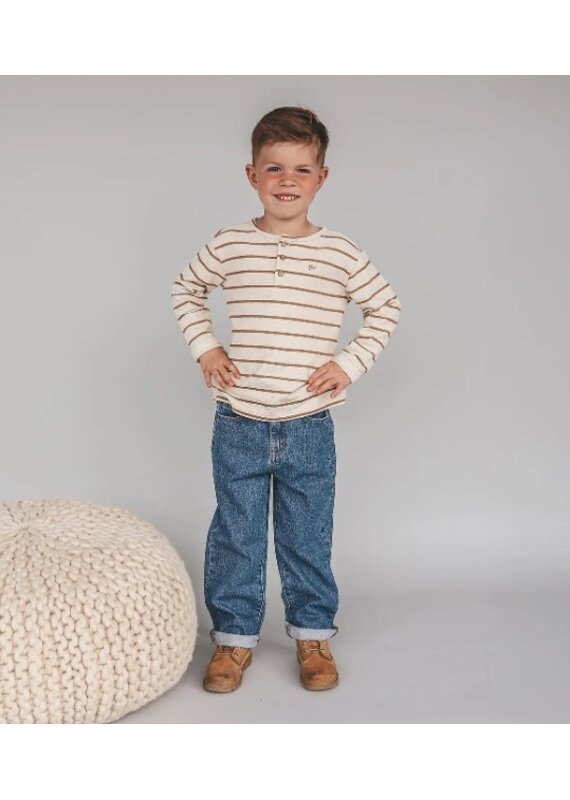 Your Wishes Your wishes-loose jeans-blauw