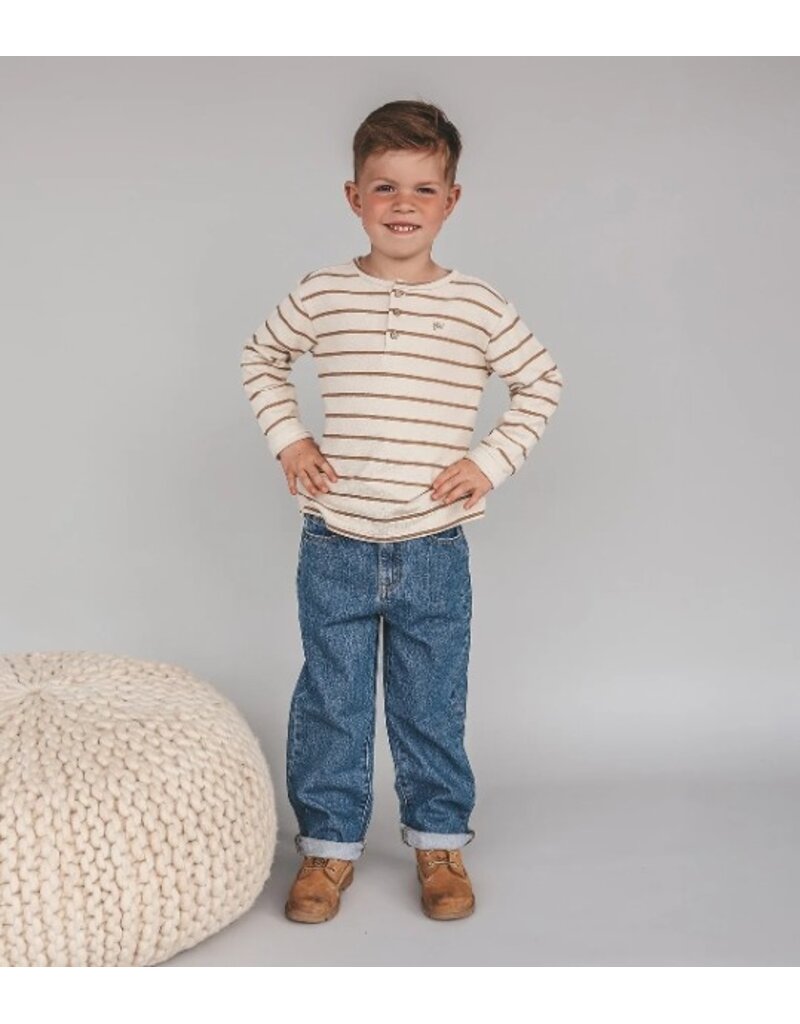 Your Wishes Your wishes-loose jeans-blauw