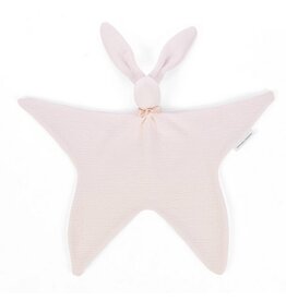 Théophile & Patachou Théophile et Patachou - Knuffeldoekje - gewafeld rose