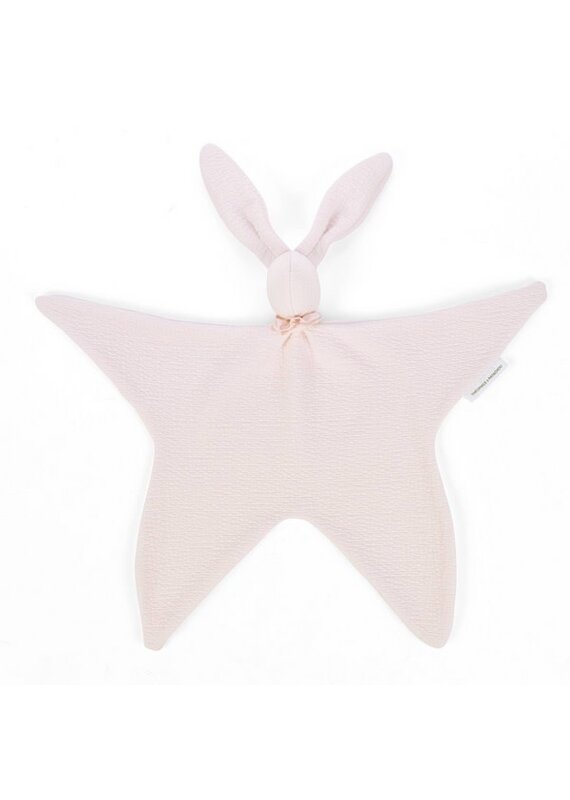 Théophile & Patachou Théophile et Patachou - Knuffeldoekje - gewafeld rose