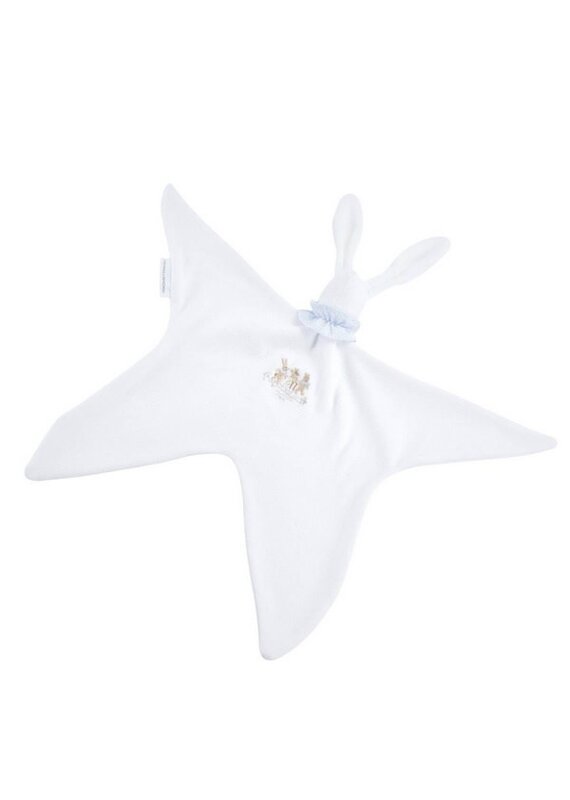 Théophile & Patachou Théophile et Patachou - Doudou fluweel geborduurd  blue garden party