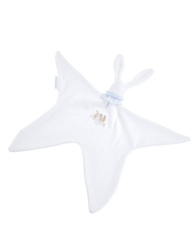 Théophile & Patachou Théophile et Patachou - Doudou fluweel geborduurd  blue garden party