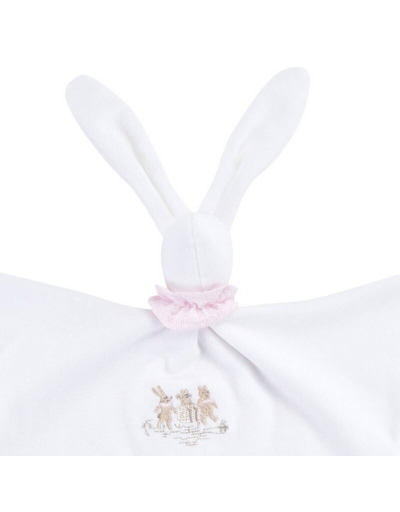 Théophile & Patachou Théophile et Patachou - Doudou fluweel geborduurd  pink garden party