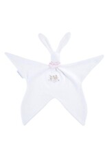 Théophile & Patachou Théophile et Patachou - Doudou fluweel geborduurd  pink garden party