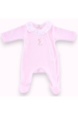 Théophile & Patachou Théophile et Patachou - Kruippakje Velours roze  - pink garden party