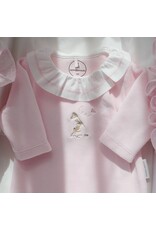 Théophile & Patachou Théophile et Patachou - Kruippakje Velours roze  - pink garden party