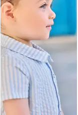 Tartine & Chocolat Tartine et chocolat- zomerkruippakje-wit/lichtblauw streepje