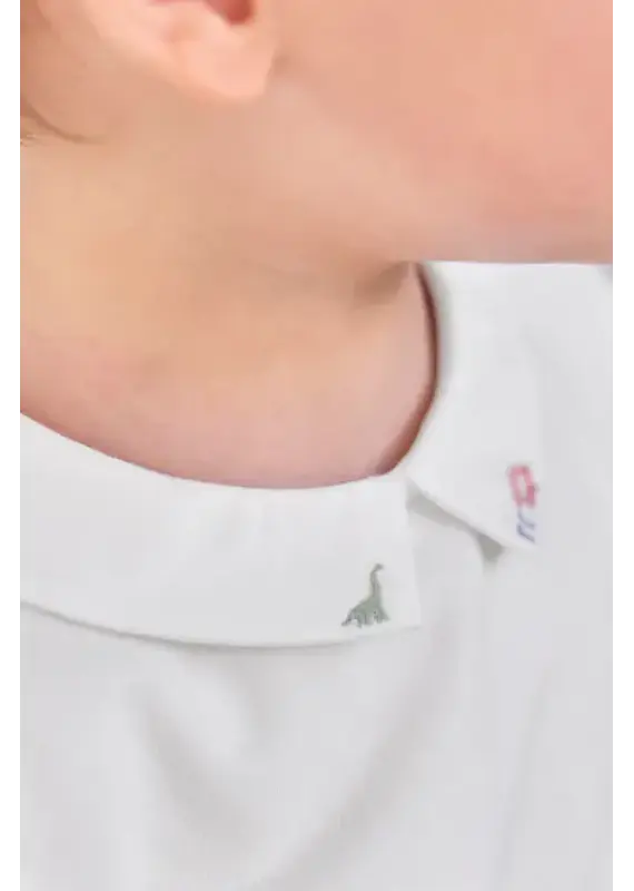 Tartine & Chocolat Tartine et chocolat- body-kraagje dino's-wit