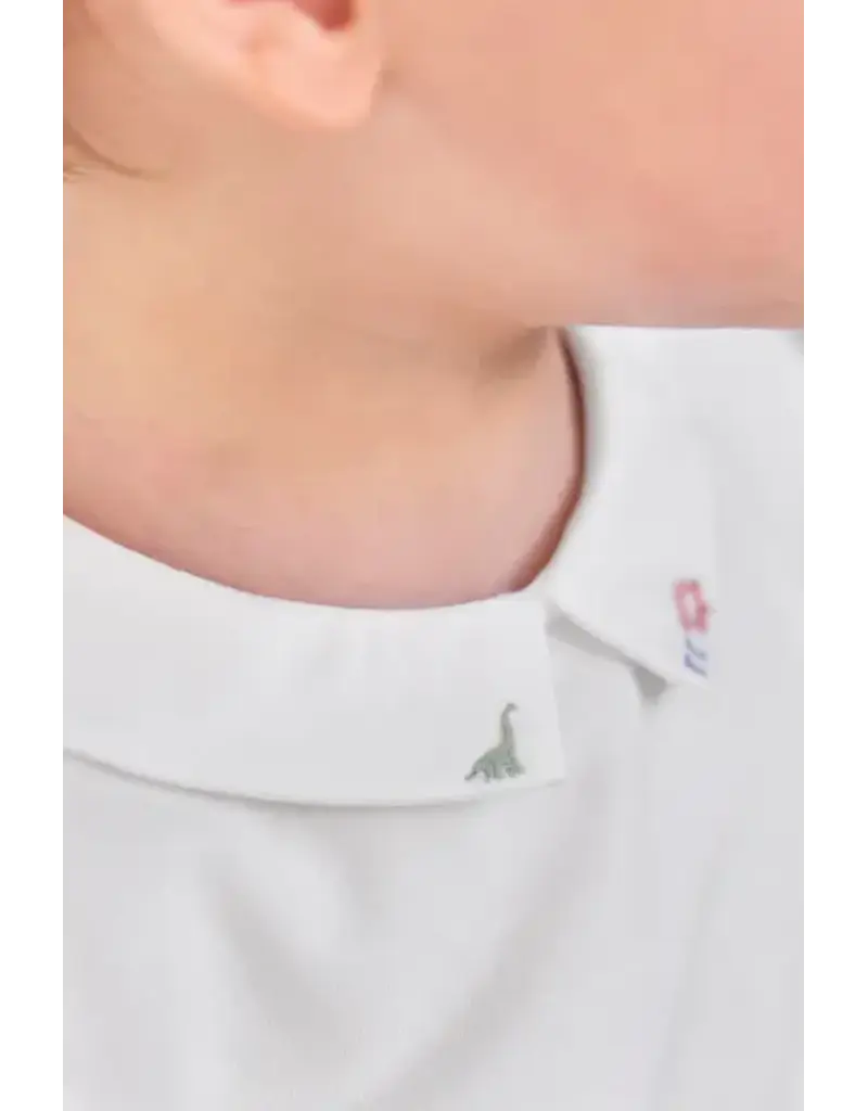 Tartine & Chocolat Tartine et chocolat- body-kraagje dino's-wit