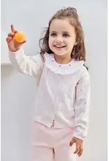 Tartine & Chocolat Tartine et chocolat- Cardigan-zachtroze-opengewerkt