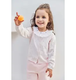 Tartine & Chocolat Tartine et chocolat- Cardigan-zachtroze-opengewerkt