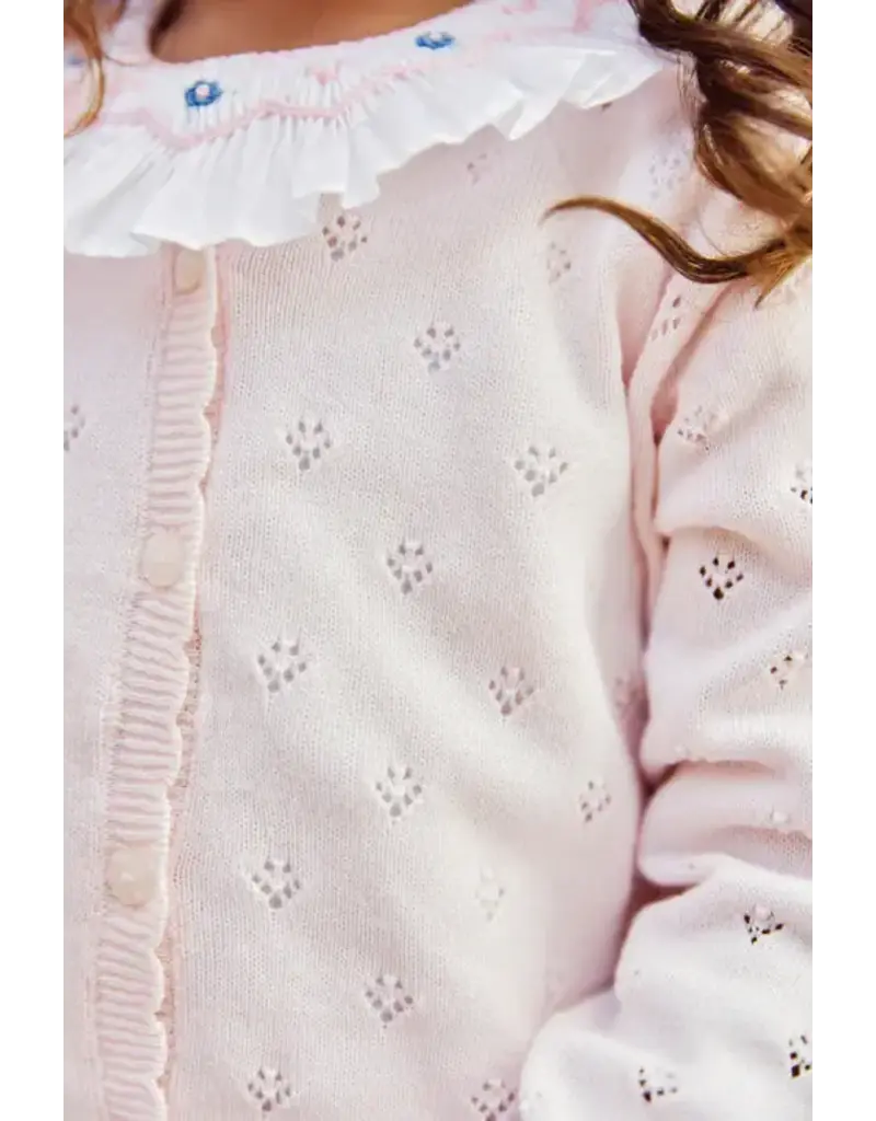 Tartine & Chocolat Tartine et chocolat- Cardigan-zachtroze-opengewerkt