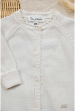 Tartine & Chocolat Tartine et chocolat- Gebreid kruippakje- offwhite