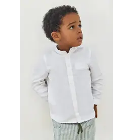 Tartine & Chocolat Tartine et Chocolat-wit hemdje met paterskraag