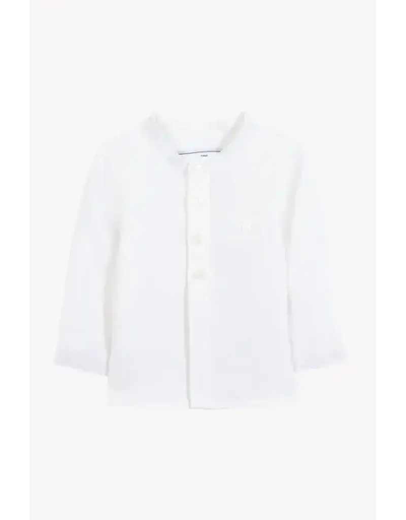 Tartine & Chocolat Tartine et Chocolat-wit hemdje met paterskraag
