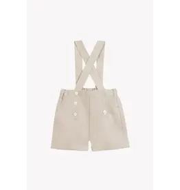 Tartine & Chocolat Tartine et Chocolat-Linnen salopet-kort- knoopjes