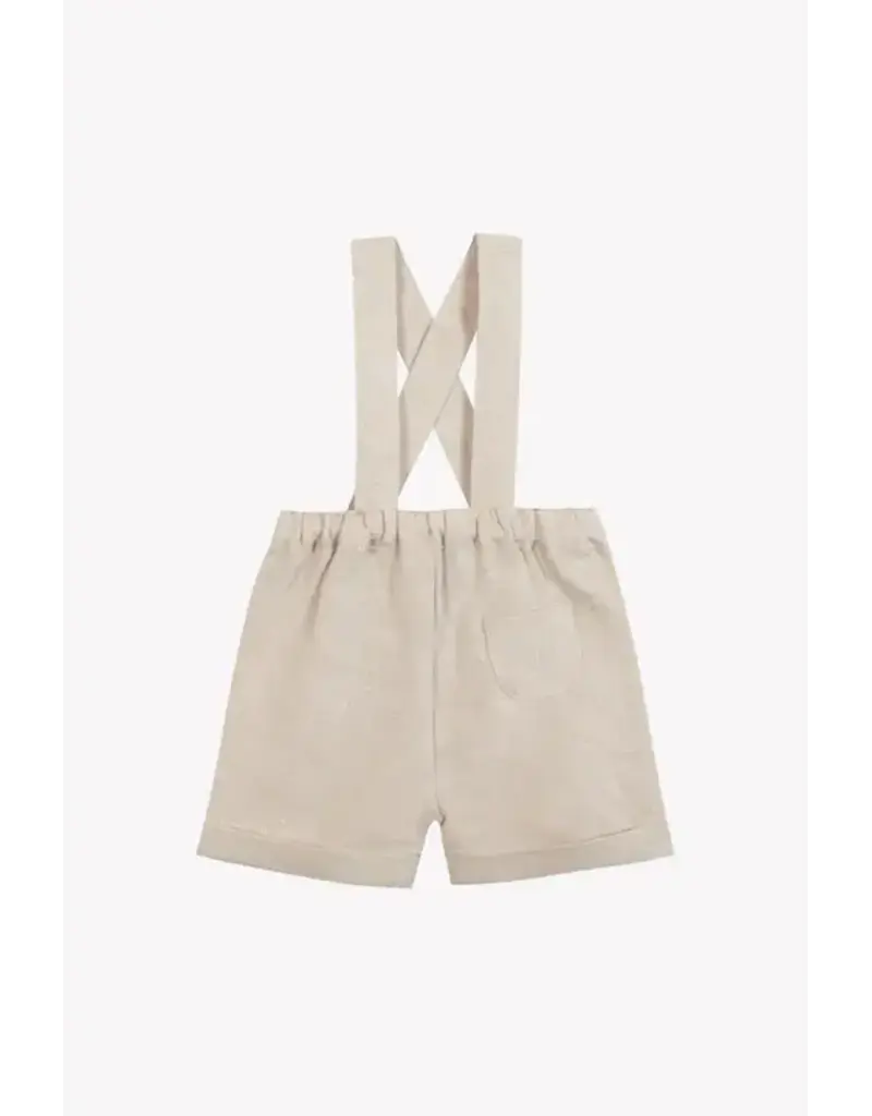 Tartine & Chocolat Tartine et Chocolat-Linnen salopet-kort- knoopjes