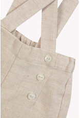 Tartine & Chocolat Tartine et Chocolat-Linnen salopet-kort- knoopjes