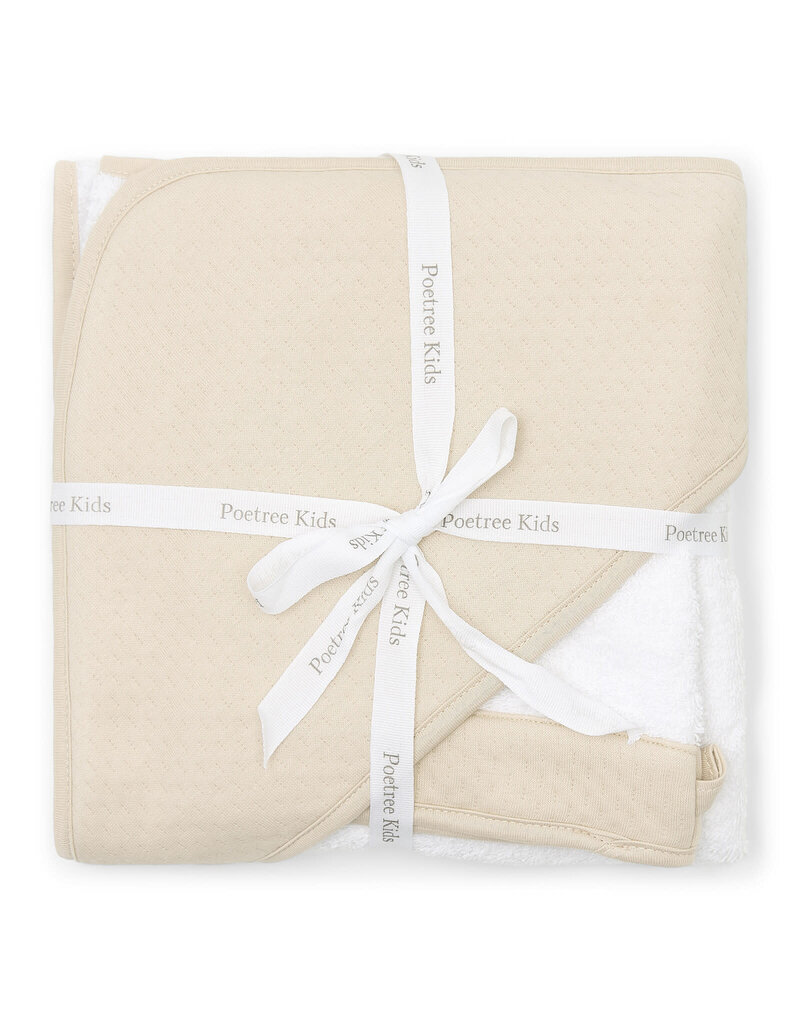 Poetree Kids Poetree - Badcape en washandje- little voyager