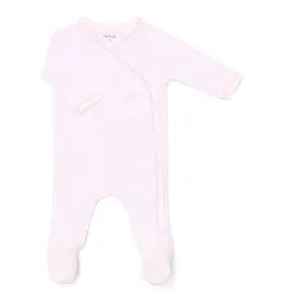 Poetree Kids Poetree - Kruippakje Teddy newborn babypakje rib -soft pink