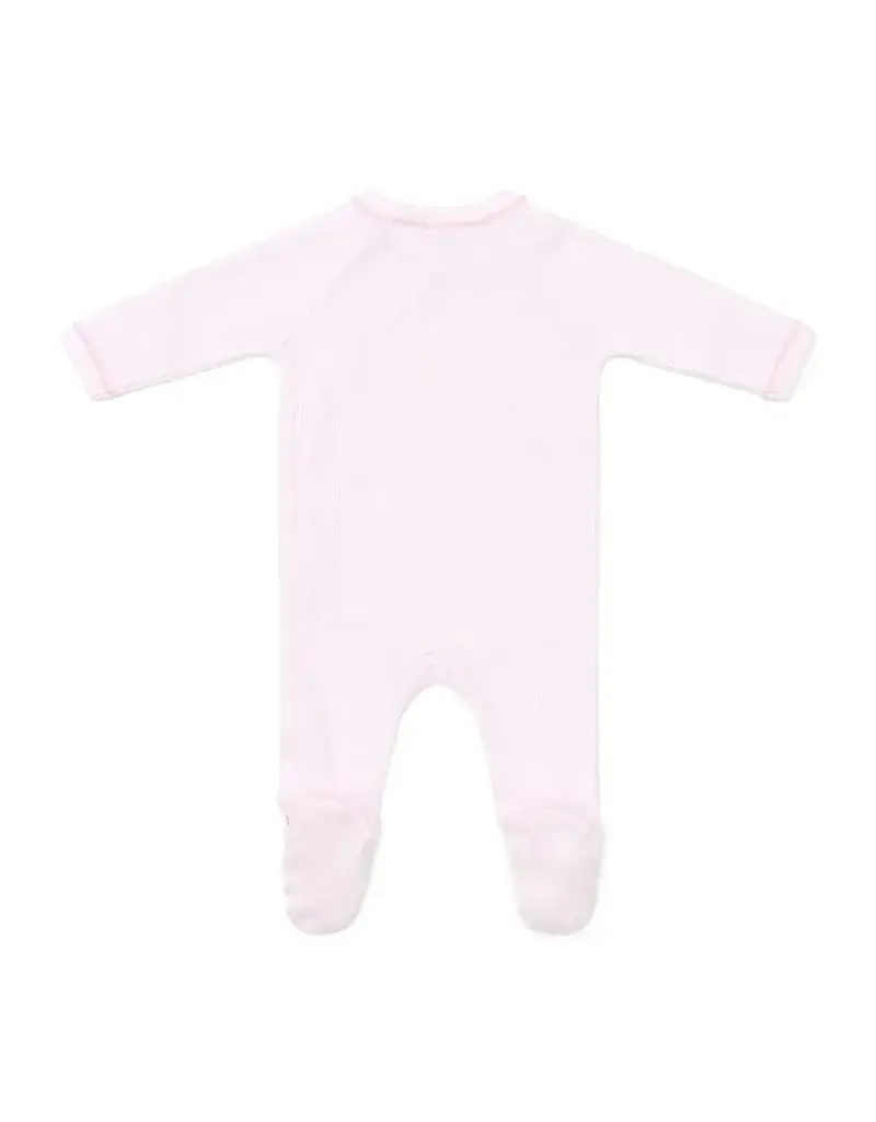 Poetree Kids Poetree - Kruippakje Teddy newborn babypakje rib -soft pink