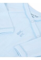 Poetree Kids Poetree - Kruippakje Teddy newborn babypakje rib -soft Blue