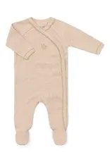 Poetree Kids Poetree - Kruippakje Teddy newborn babypakje rib -Camel