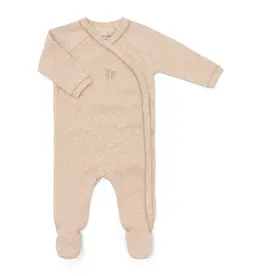 Poetree Kids Poetree - Kruippakje Teddy newborn babypakje rib -Camel