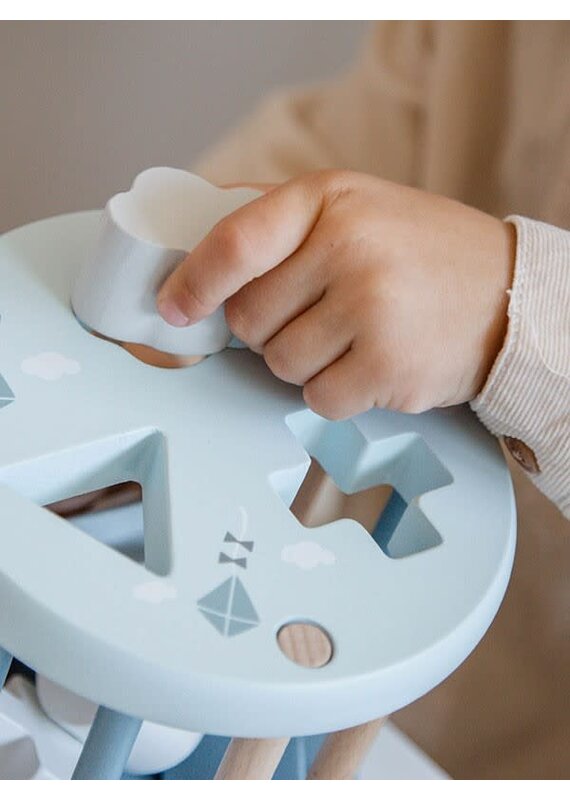 Label Label Label Label -  Sorteerwiel - blauw