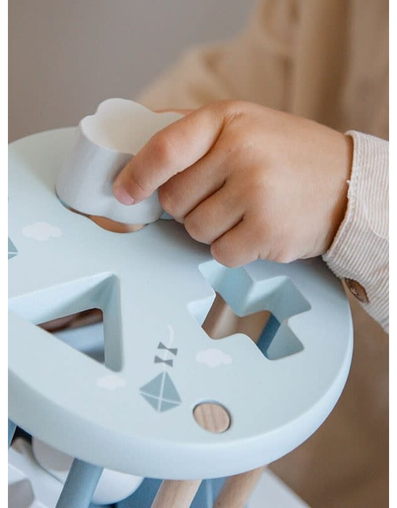 Label Label Label Label -  Sorteerwiel - blauw