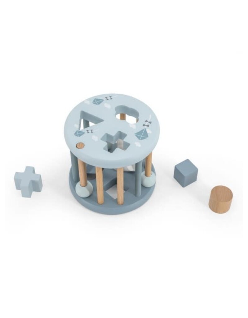 Label Label Label Label -  Sorteerwiel - blauw