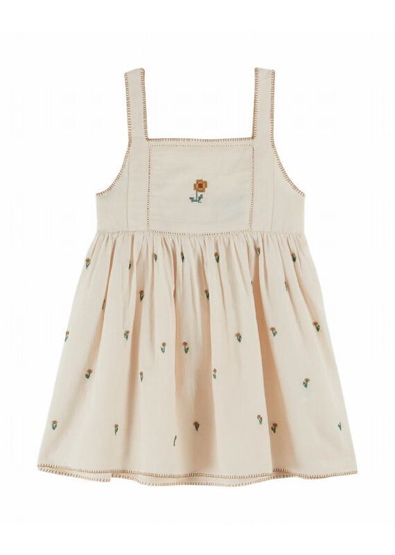 Emile & Ida Emile & Ida - Jurk - Sunflower ecru