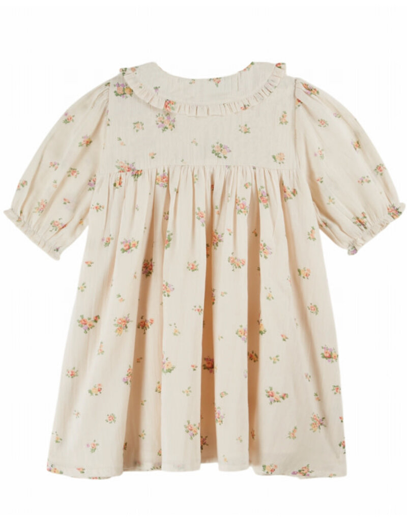 Emile & Ida Emile & Ida - Jurk Flowers ecru