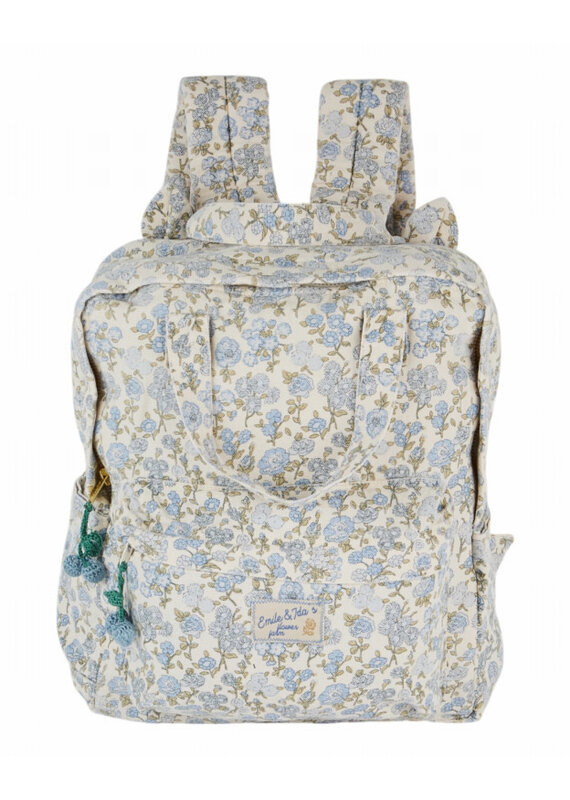 Emile & Ida Emile & Ida - Rugzak - flowers blue