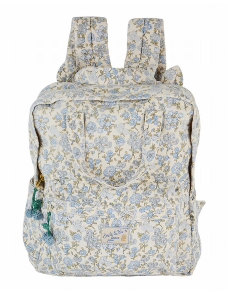 Emile & Ida Emile & Ida - Rugzak - flowers blue