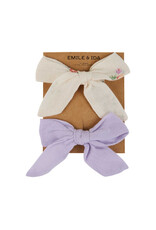 Emile & Ida Emile & Ida - Haaraccessoire strikken - Althea/lila