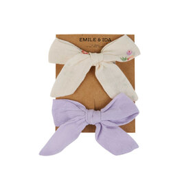 Emile & Ida Emile & Ida - Haaraccessoire strikken - Althea/lila