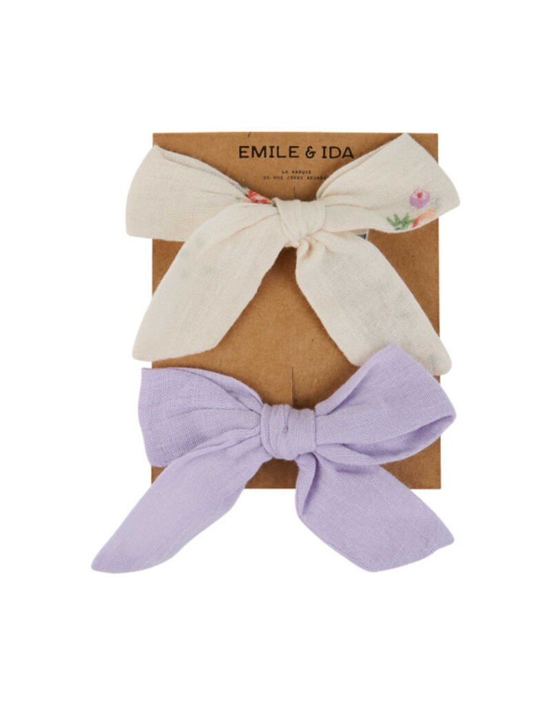 Emile & Ida Emile & Ida - Haaraccessoire strikken - Althea/lila