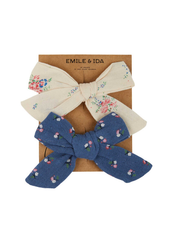 Emile & Ida Emile & Ida - Haaraccessoire strikken -  Lizeron/jeans