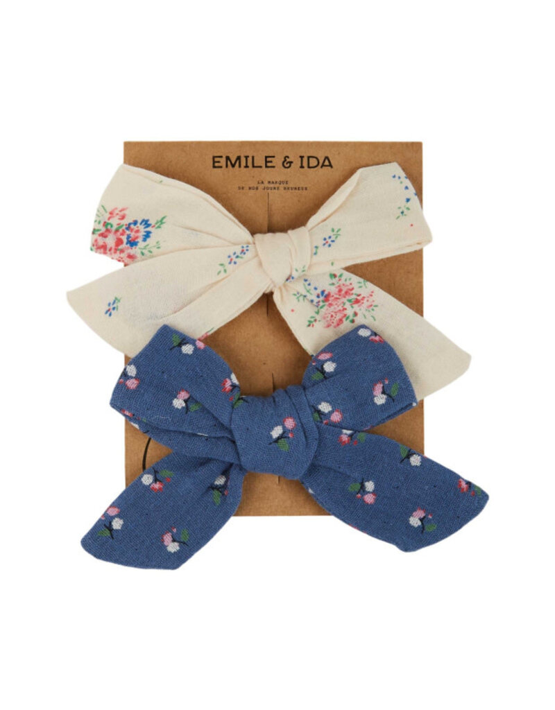 Emile & Ida Emile & Ida - Haaraccessoire strikken -  Lizeron/jeans