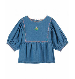 Emile & Ida Emile & Ida - Blouse embroidery - jeans