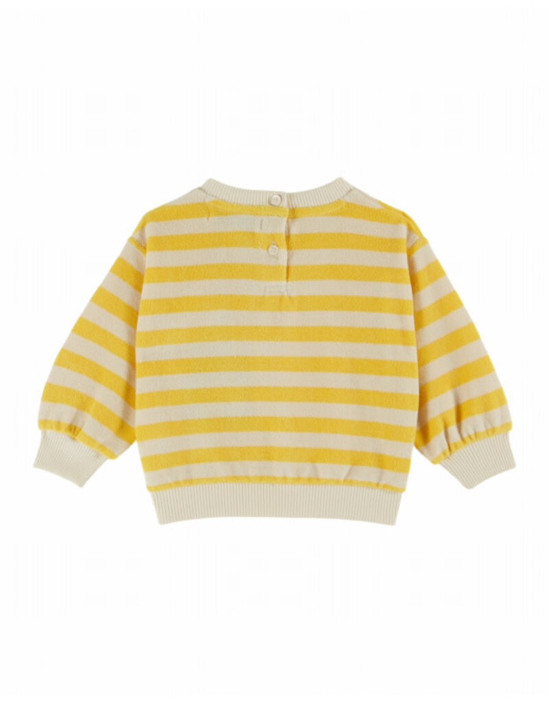 Emile & Ida Emile & Ida - sponse trui- striped geel