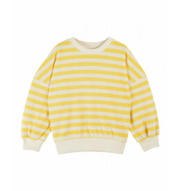 Emile & Ida Emile & Ida - sponse trui- striped geel