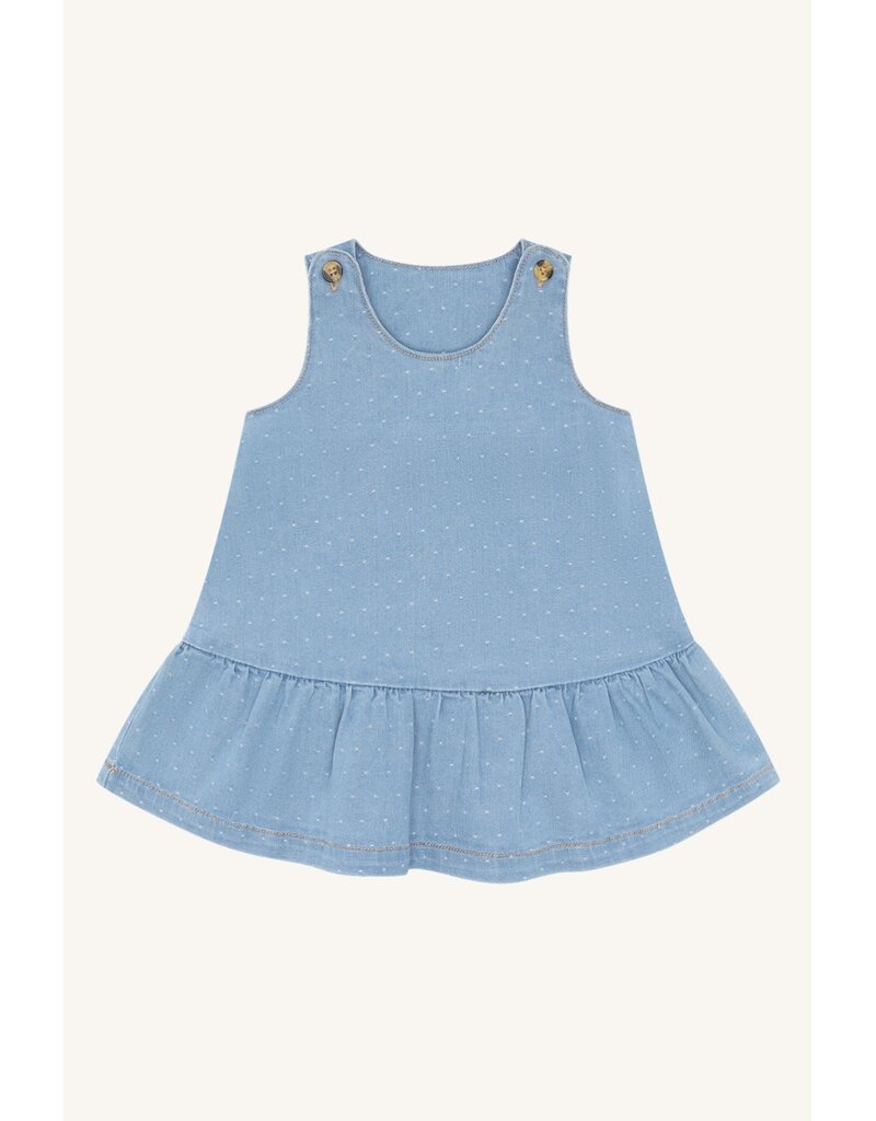 Hust and Claire Hust and Claire - overgooier/jurkje-Dotty-denim