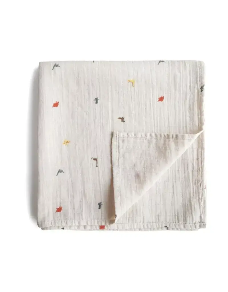 Mushie Mushie - Tetradoek 120 x 120cm - Dino