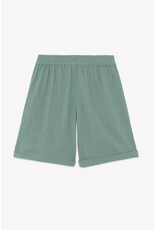 Tartine & Chocolat Tartine et Chocolat - kaki linnen short