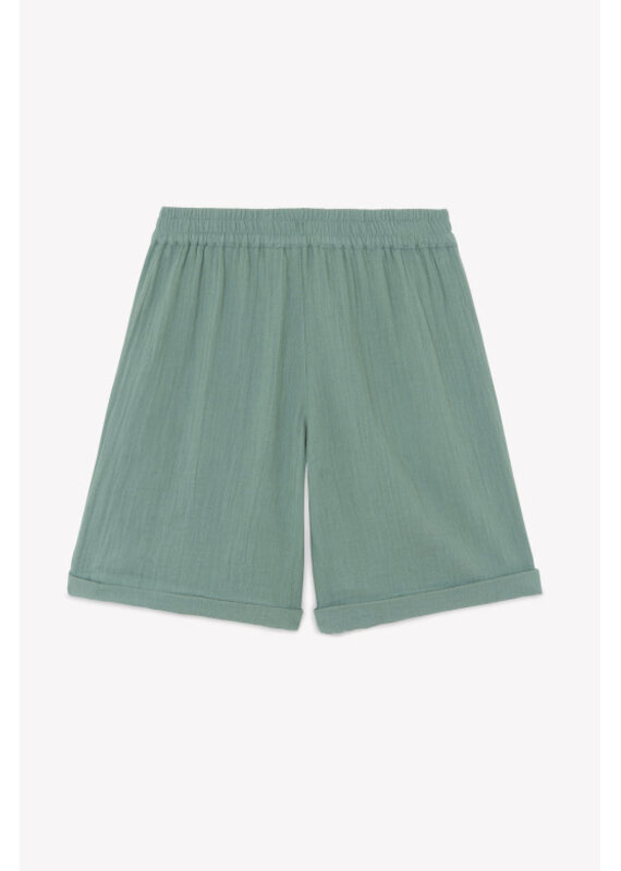 Tartine & Chocolat Tartine et Chocolat - kaki linnen short
