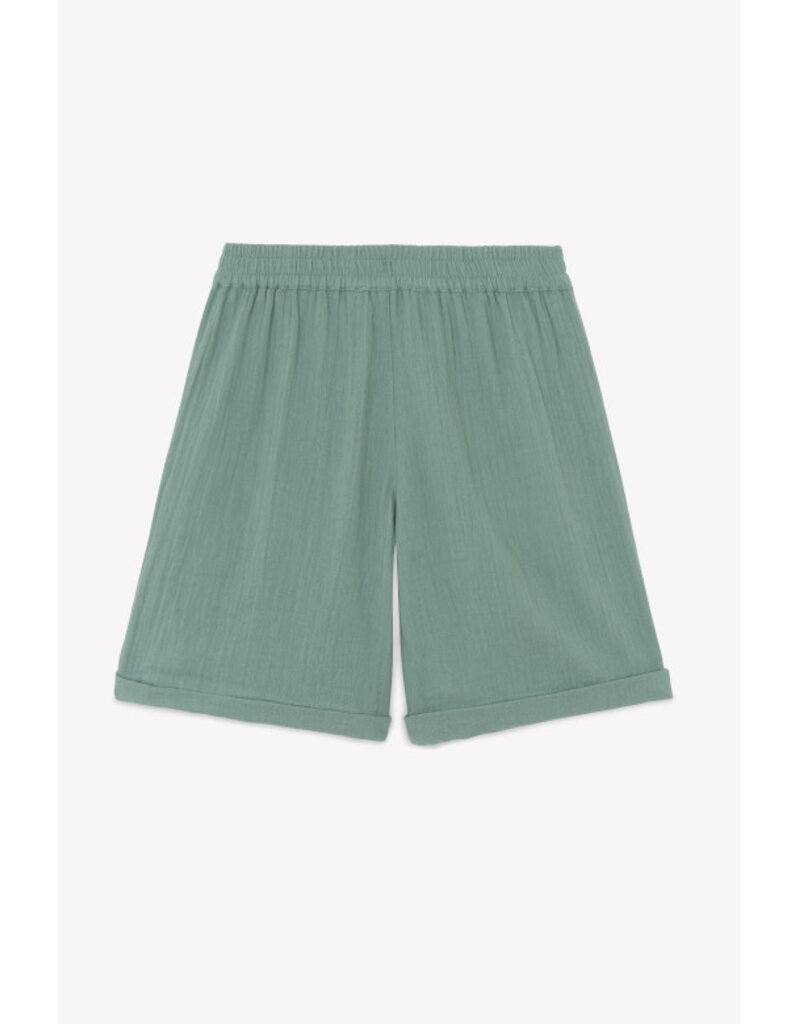 Tartine & Chocolat Tartine et Chocolat - kaki linnen short