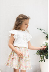 Tartine & Chocolat Tartine et Chocolat - t-shirt gekleurde bloem