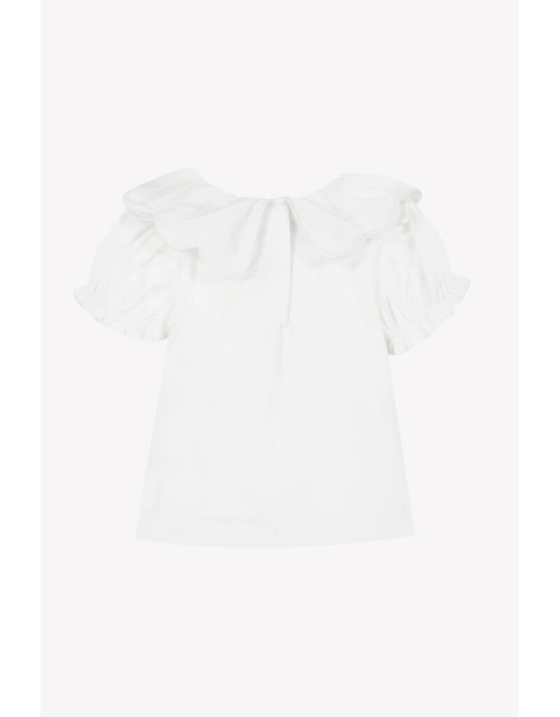 Tartine & Chocolat Tartine et Chocolat - bloesje met pofmouwen blauwe bloemen